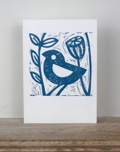 BLue Bird Card