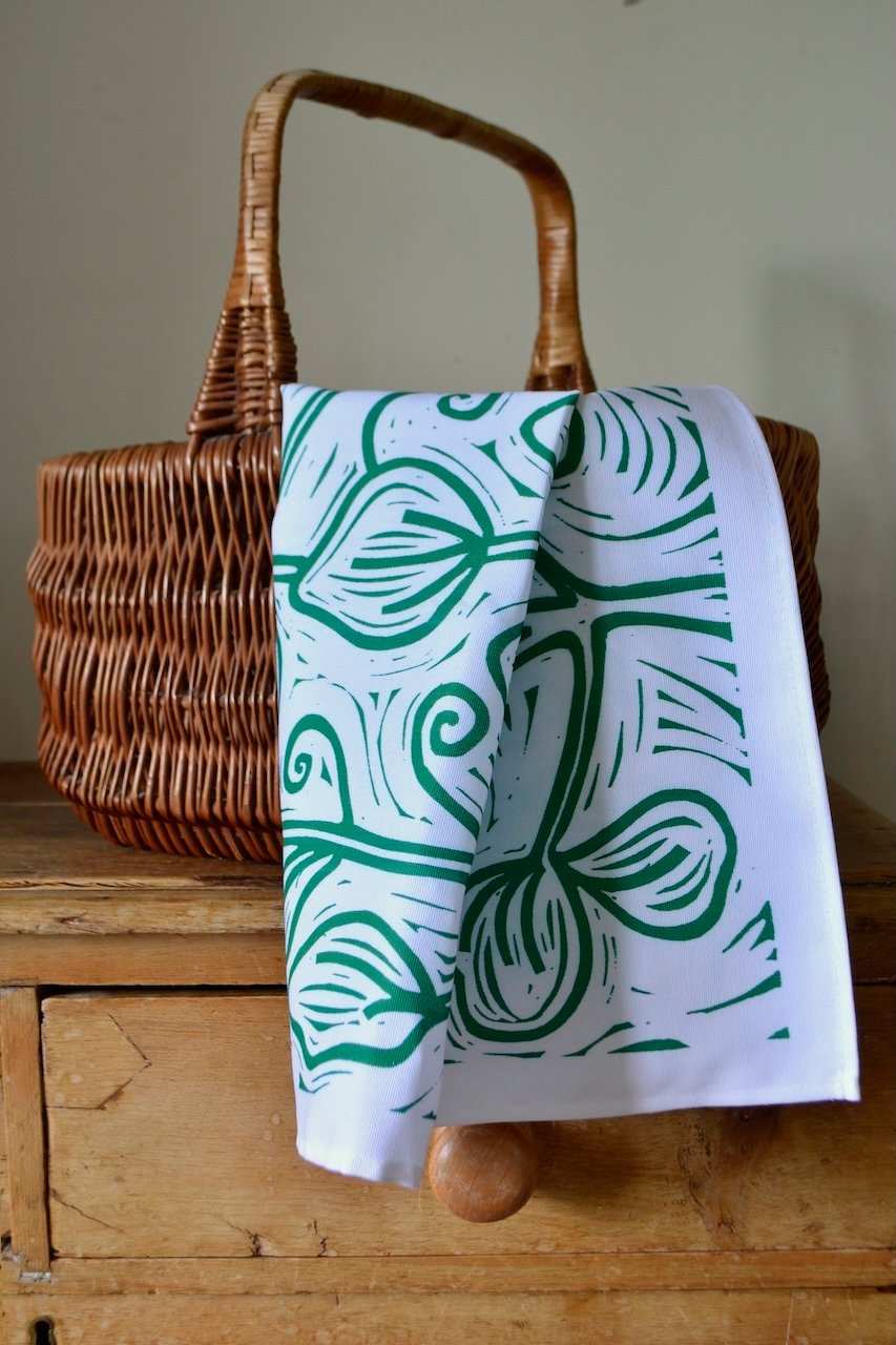 folded tea towel by melissa birch