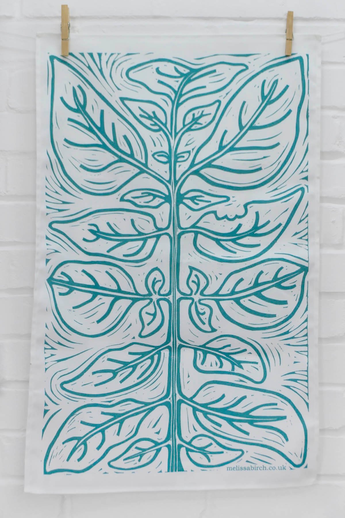 Tea Towel with artist's design "Potato" - Image 5