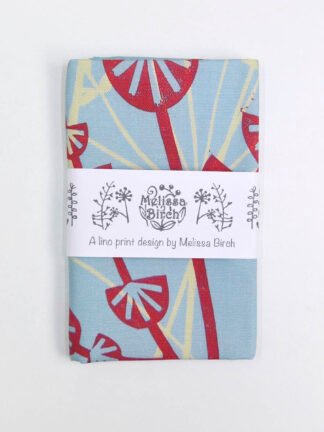 Tea Towel with artist's design "Dock Flowers and Long Grass"