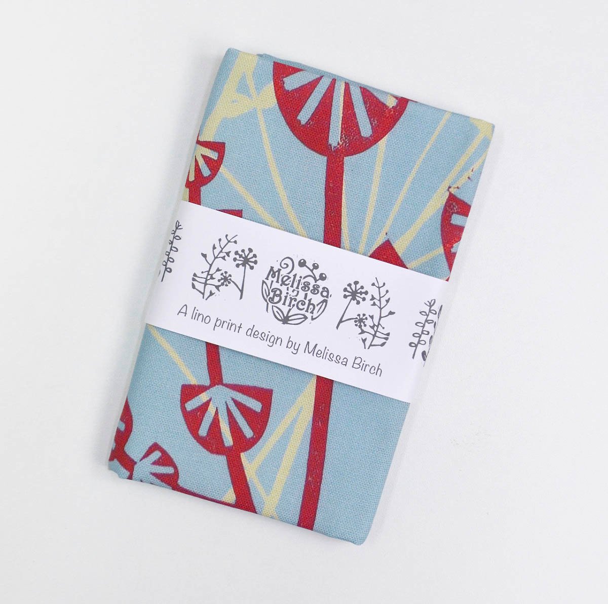 Tea Towel with artist's design "Dock Flowers and Long Grass" - Image 6