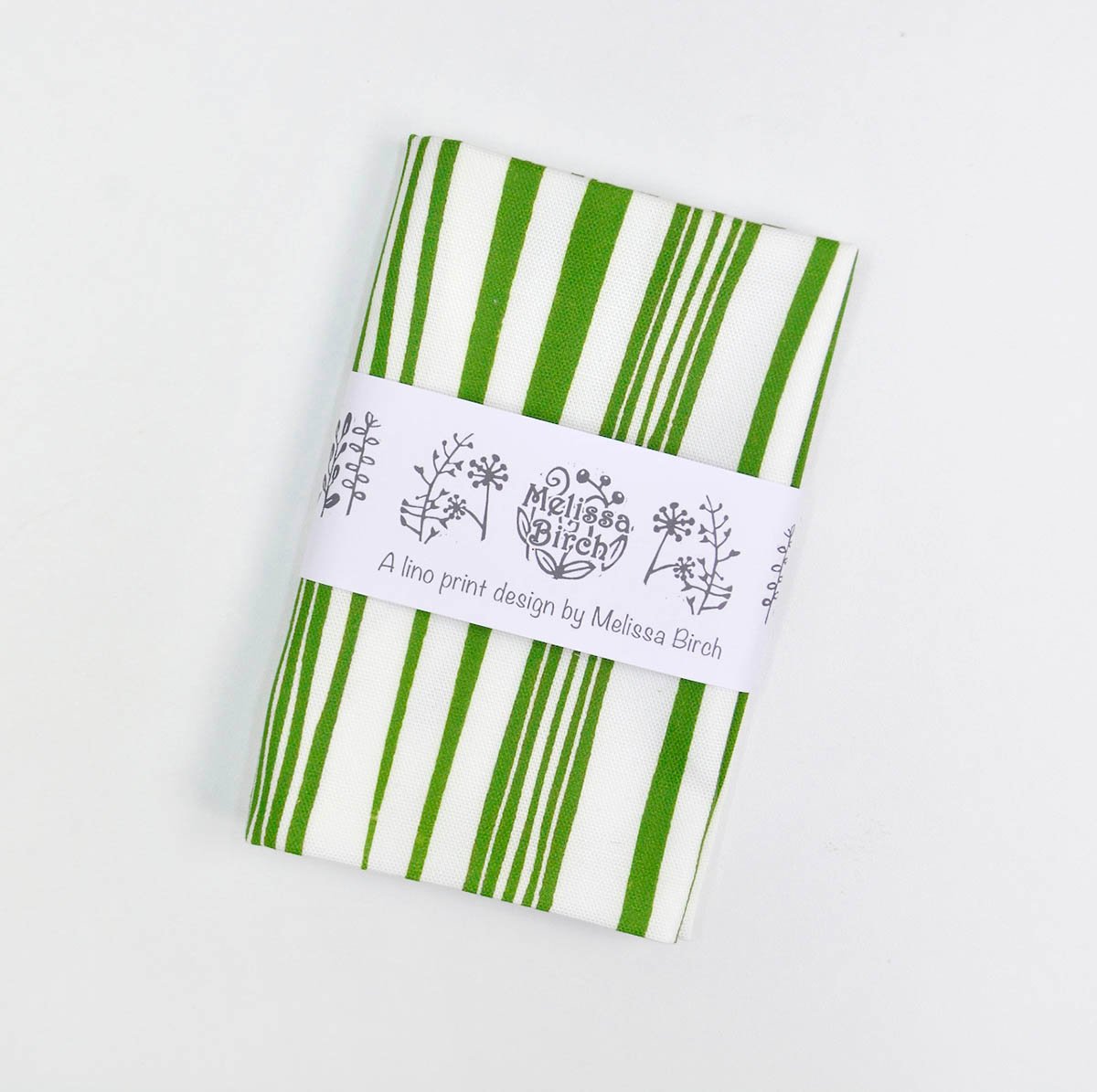 Tea Towel with artist's design "Onions Bolting" - Image 4