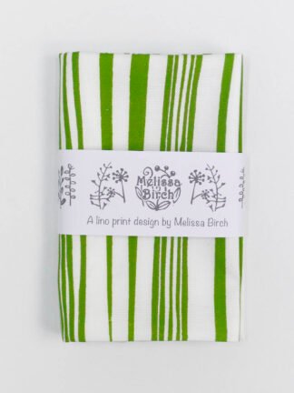 Tea Towel with artist's design "Onions Bolting"