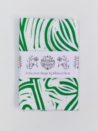 Tea Towel with artist's design "Peas"