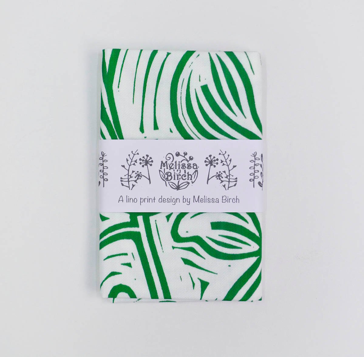 Tea Towel with artist's design "Peas"
